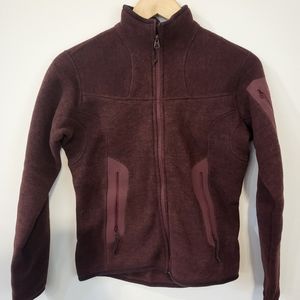 Burgundy Arc'teryx Jacket